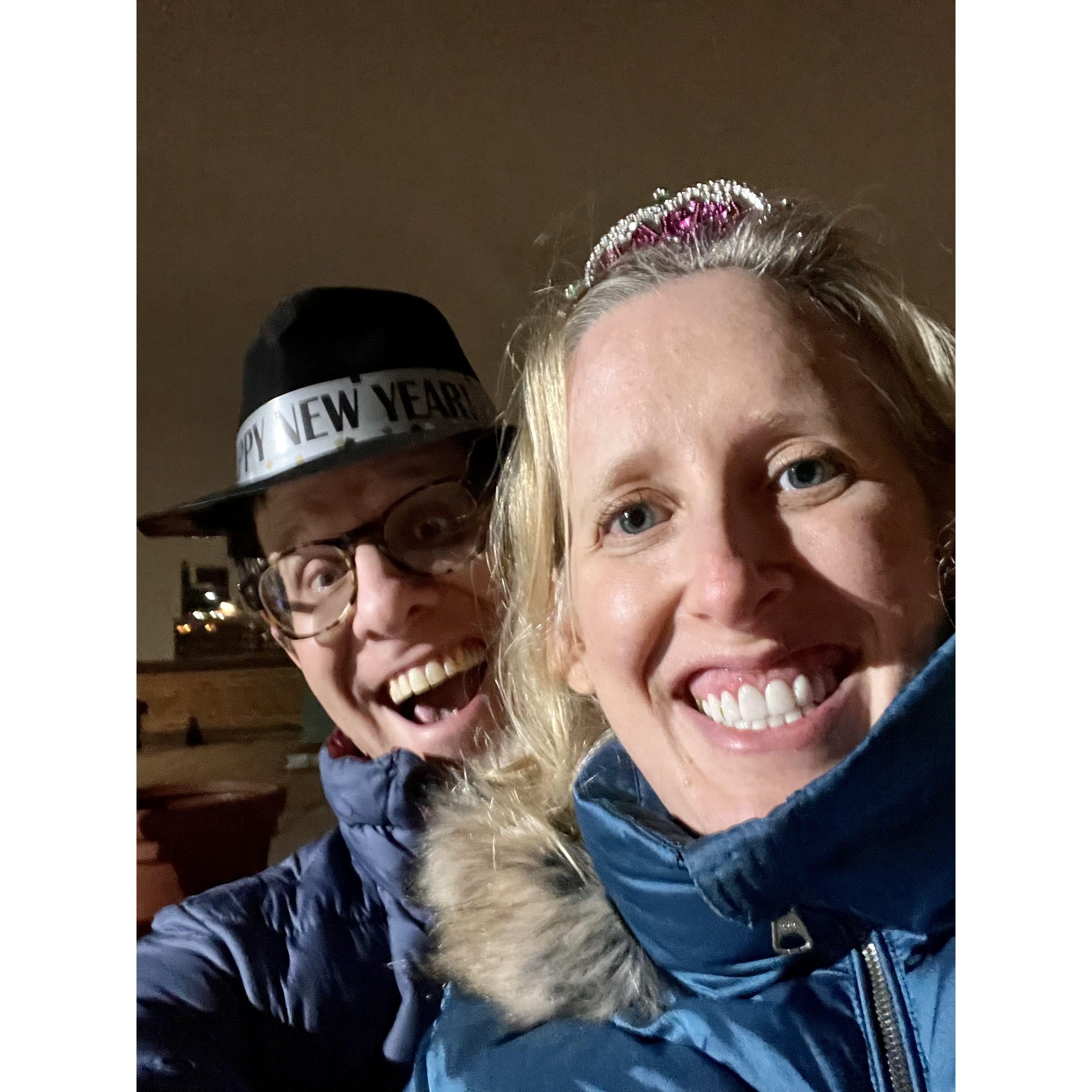 New Years Eve on our rooftop