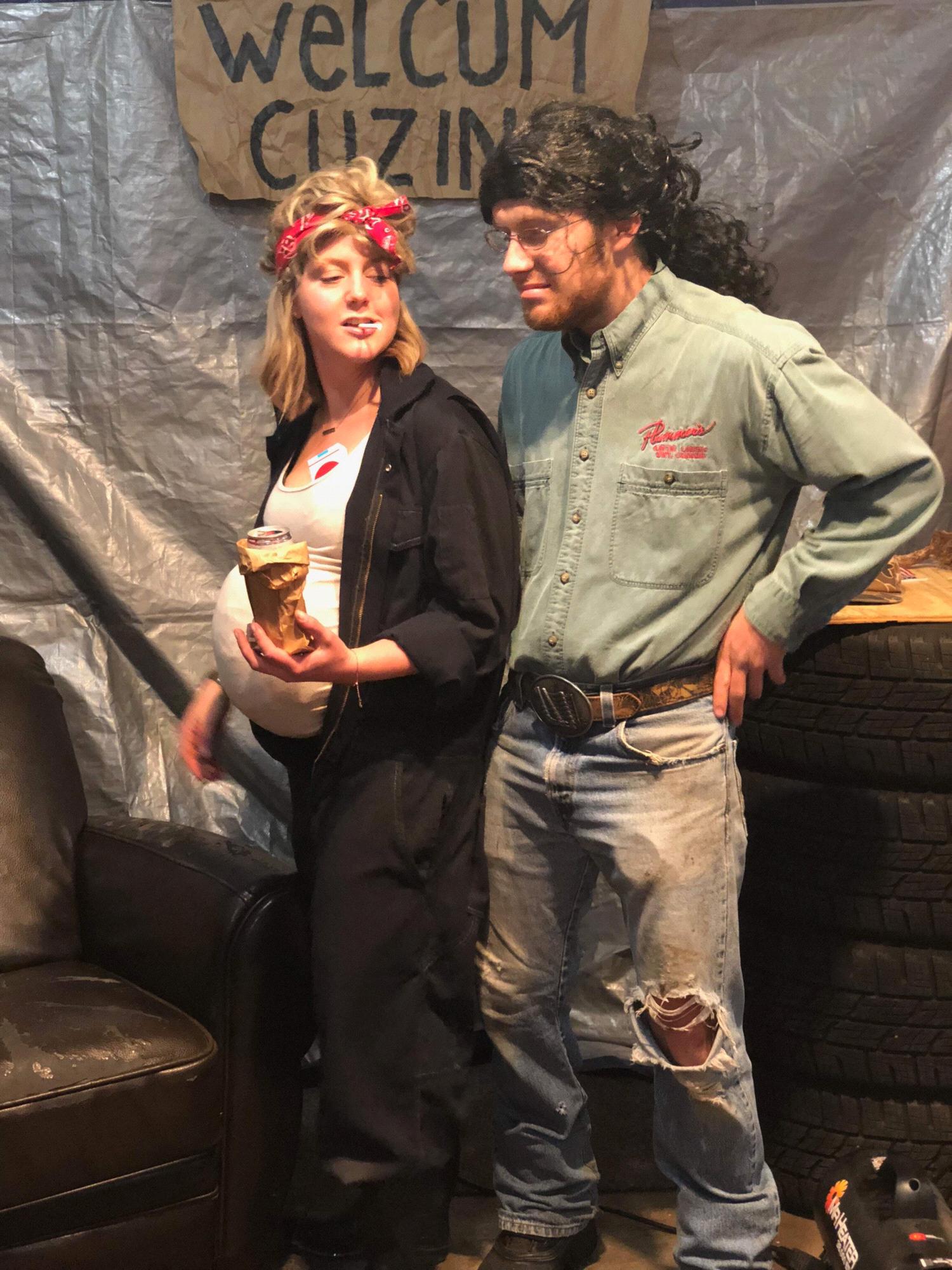 Redneck party at the Blaine house