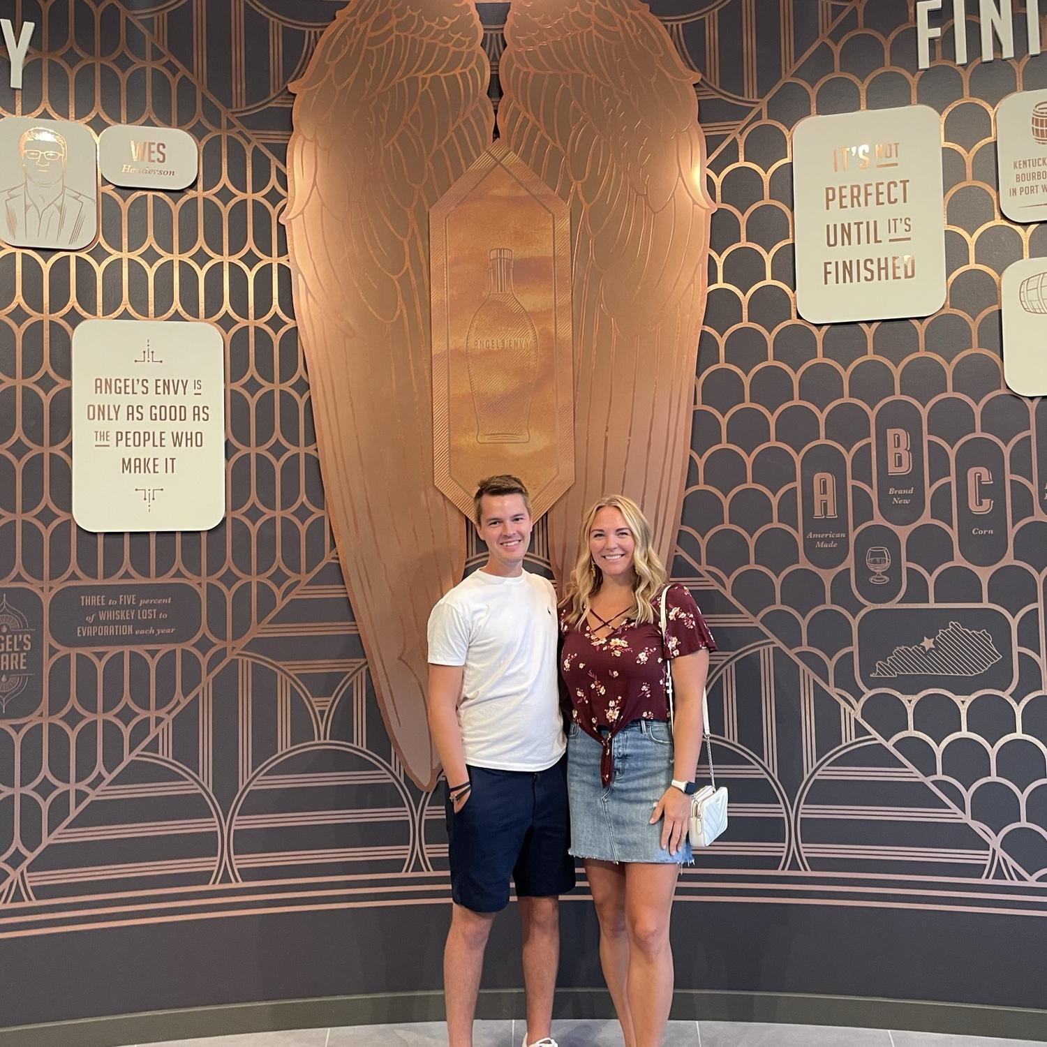 Chipping away at the Bourbon Trail. Angels Envy in Louisville, KY July 2022.