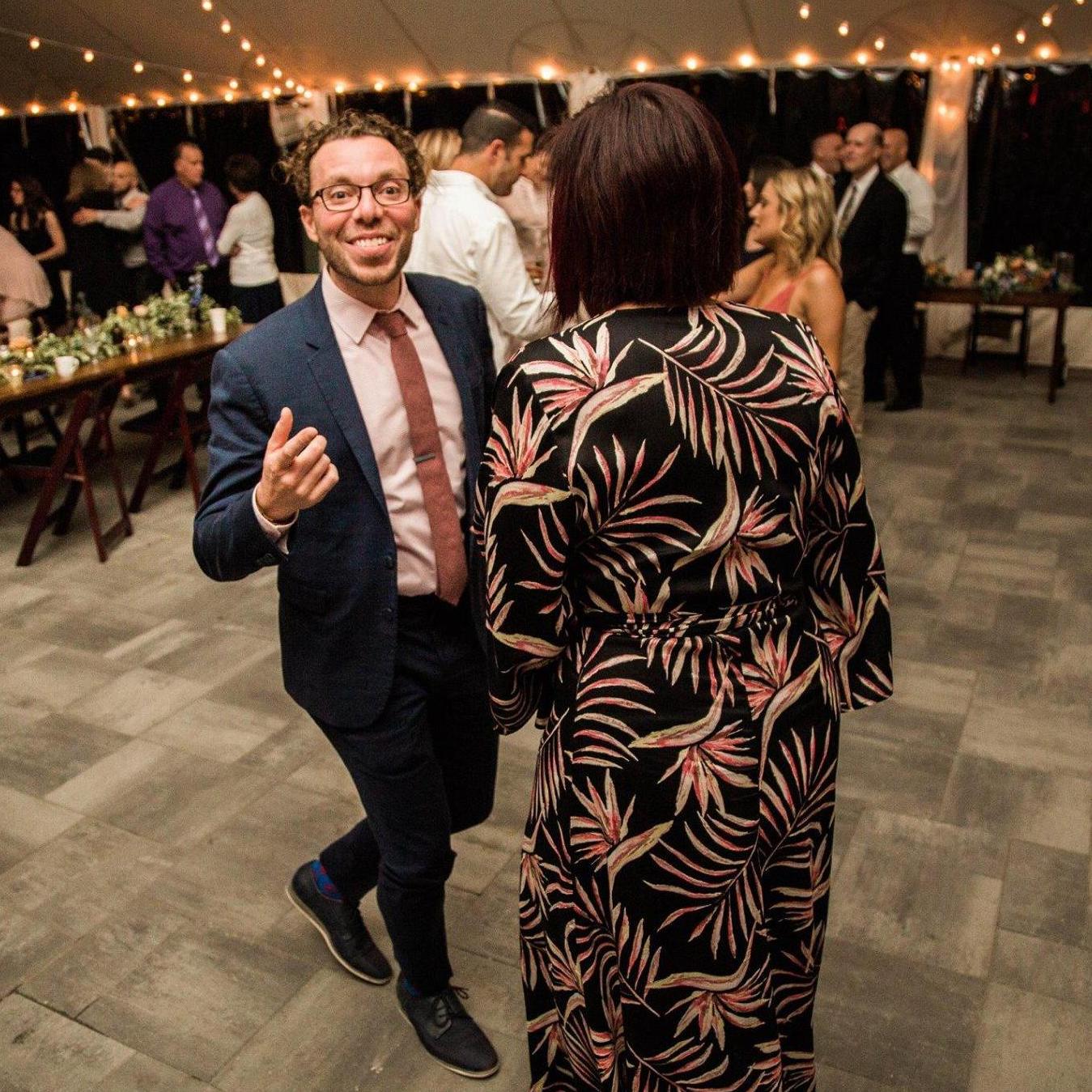 Matt on the dance floor