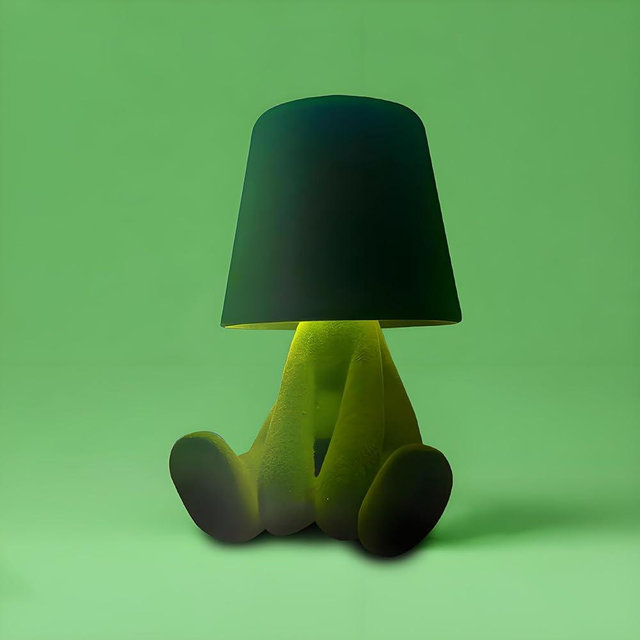 ytydo Modern Table Lamp for Youth: Rechargeable Cute Light for Kids Child Teen - Gift for Birthday Christmas Halloween Easter (Green)