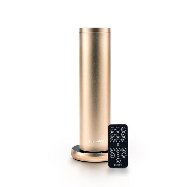 Homedics SereneScent Waterless Home Fragrance Diffuser, Use with Homedics SereneScent Oil (Sold Seperatly), Patented Air Diffusion Technology, Clean & Natural Home Fragrance, Large Rooms, Champagne