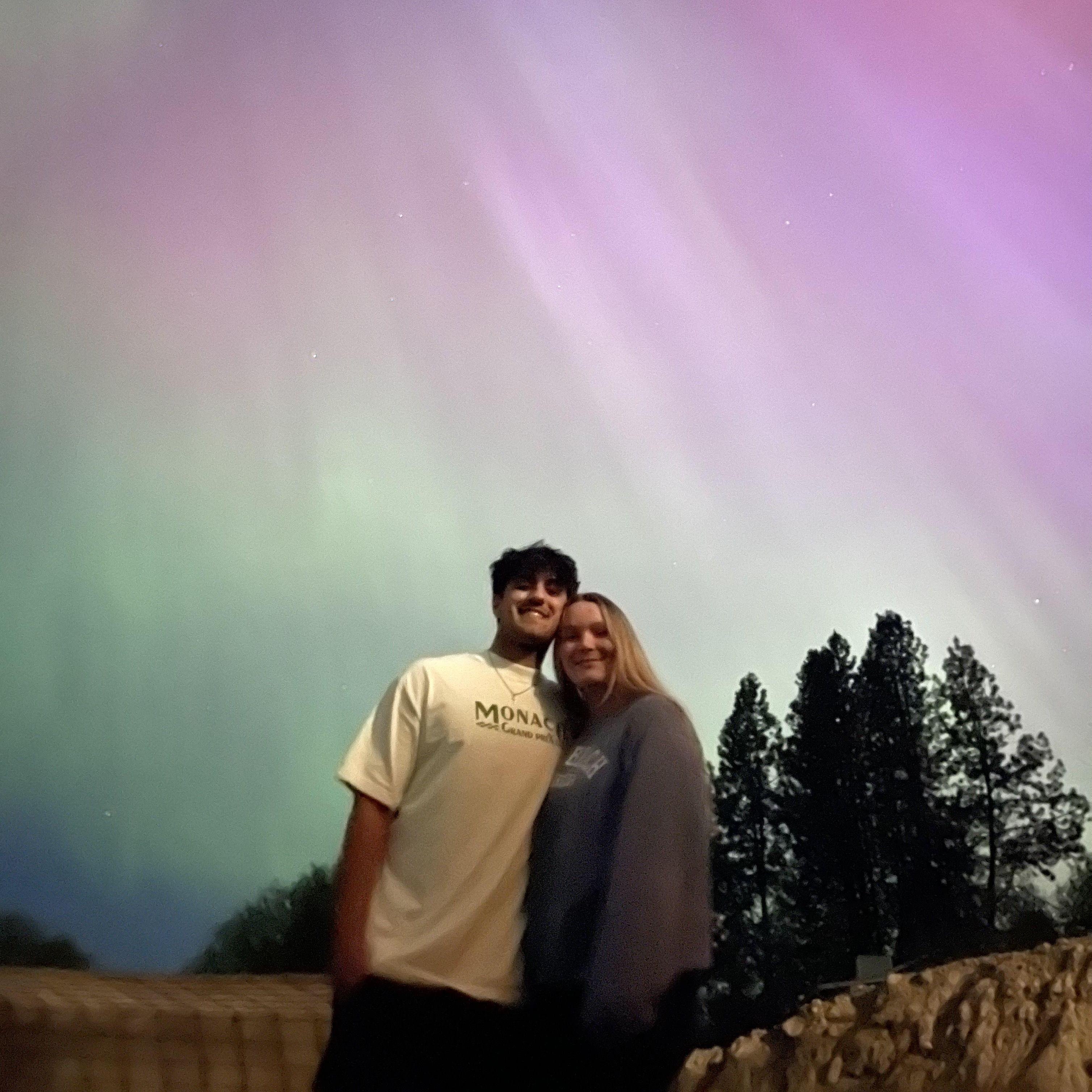 We saw the Aurora Borealis!!