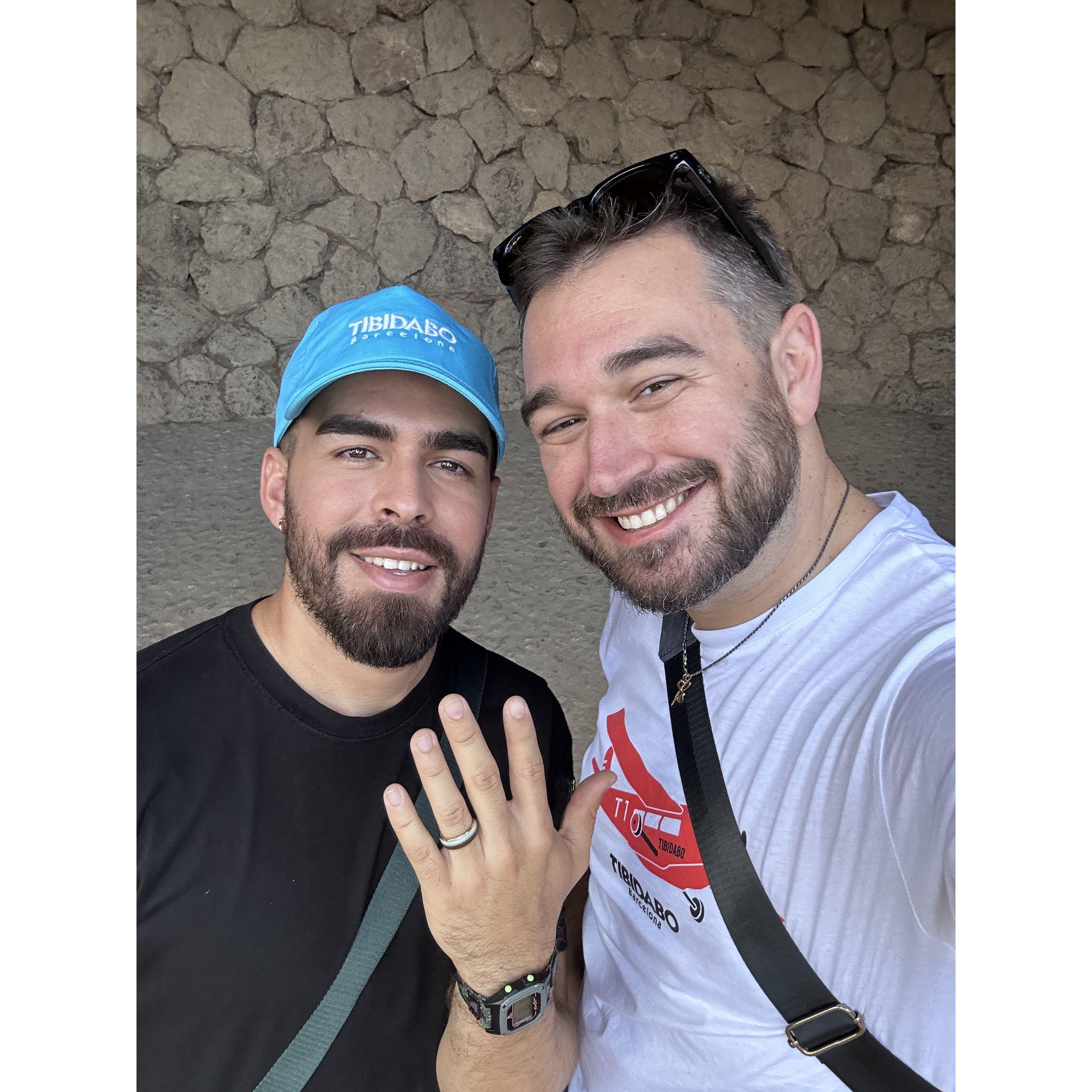 Right after he said "Yes"!