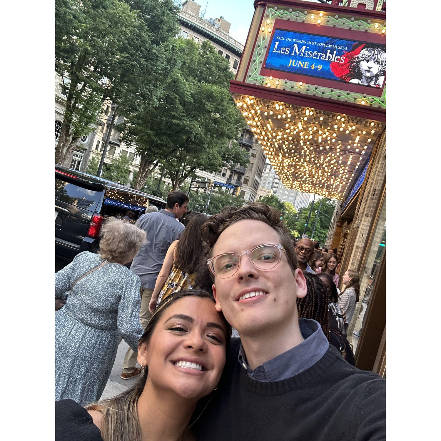 In a crazy turn of events, we were invited to see my (Drew) favorite play as a gift from a friend. We were so grateful to have experienced that.