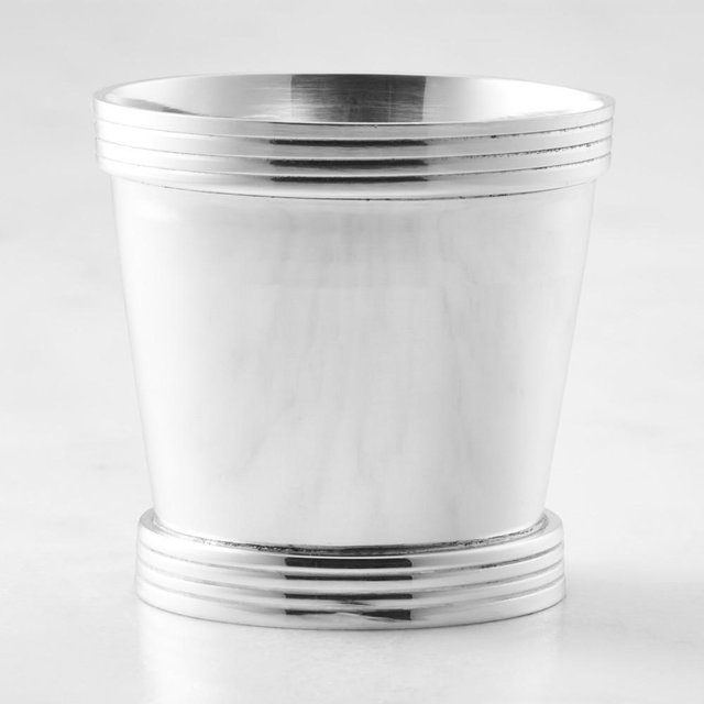 Aerin Silver Cup Vase, 2.79" Diameter X 2.79"
