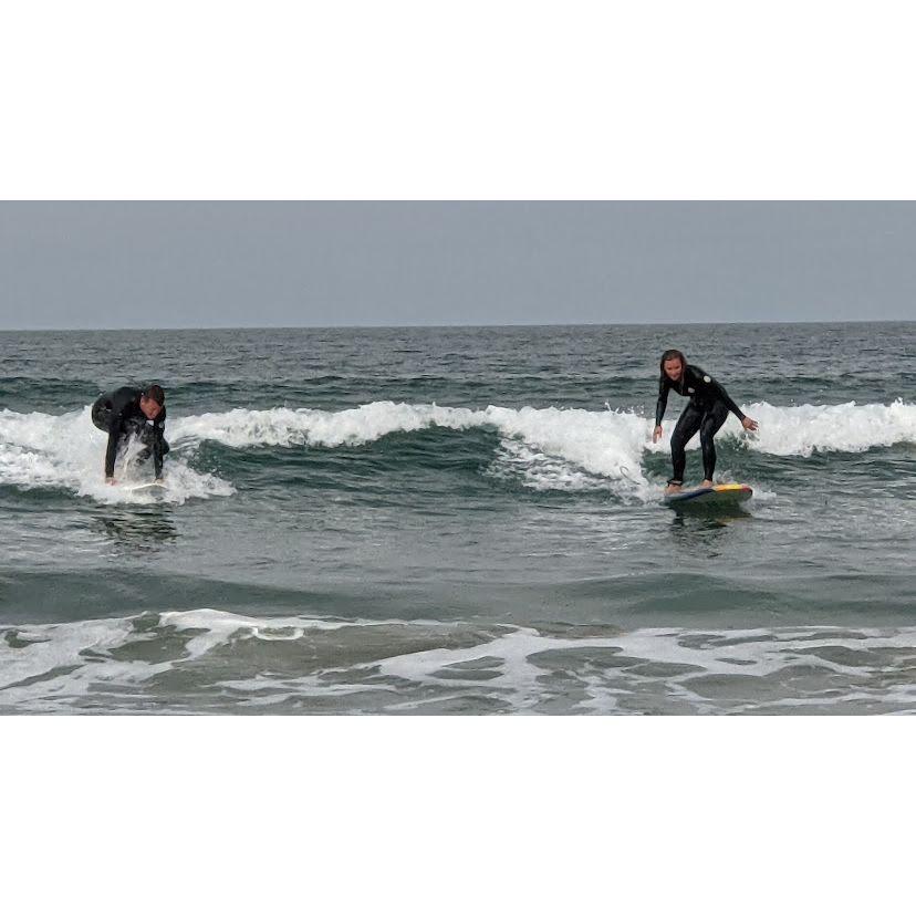Surfing buddies
