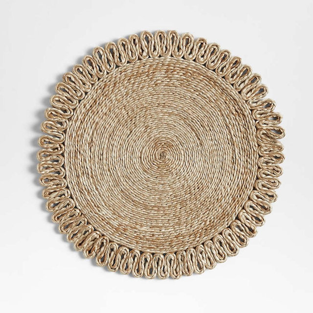Caliente Round Woven Jute Placemat