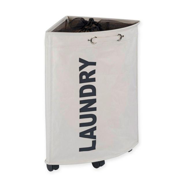 Wenko Tresco Laundry Bin in Beige