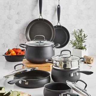 Belgique - Hard-Anodized Aluminum 12-Piece Nonstick Cookware Set
