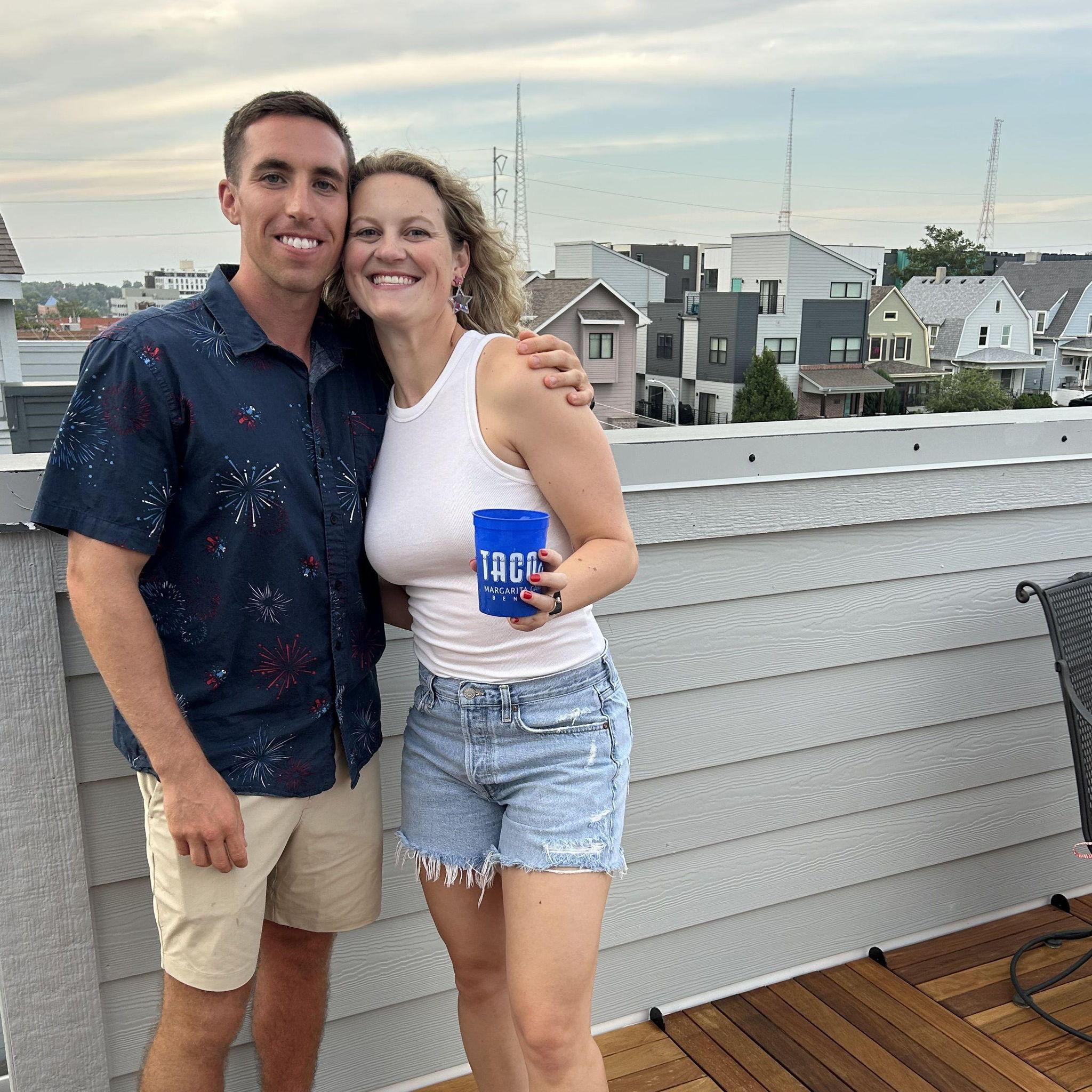 4th of July on our rooftop deck.