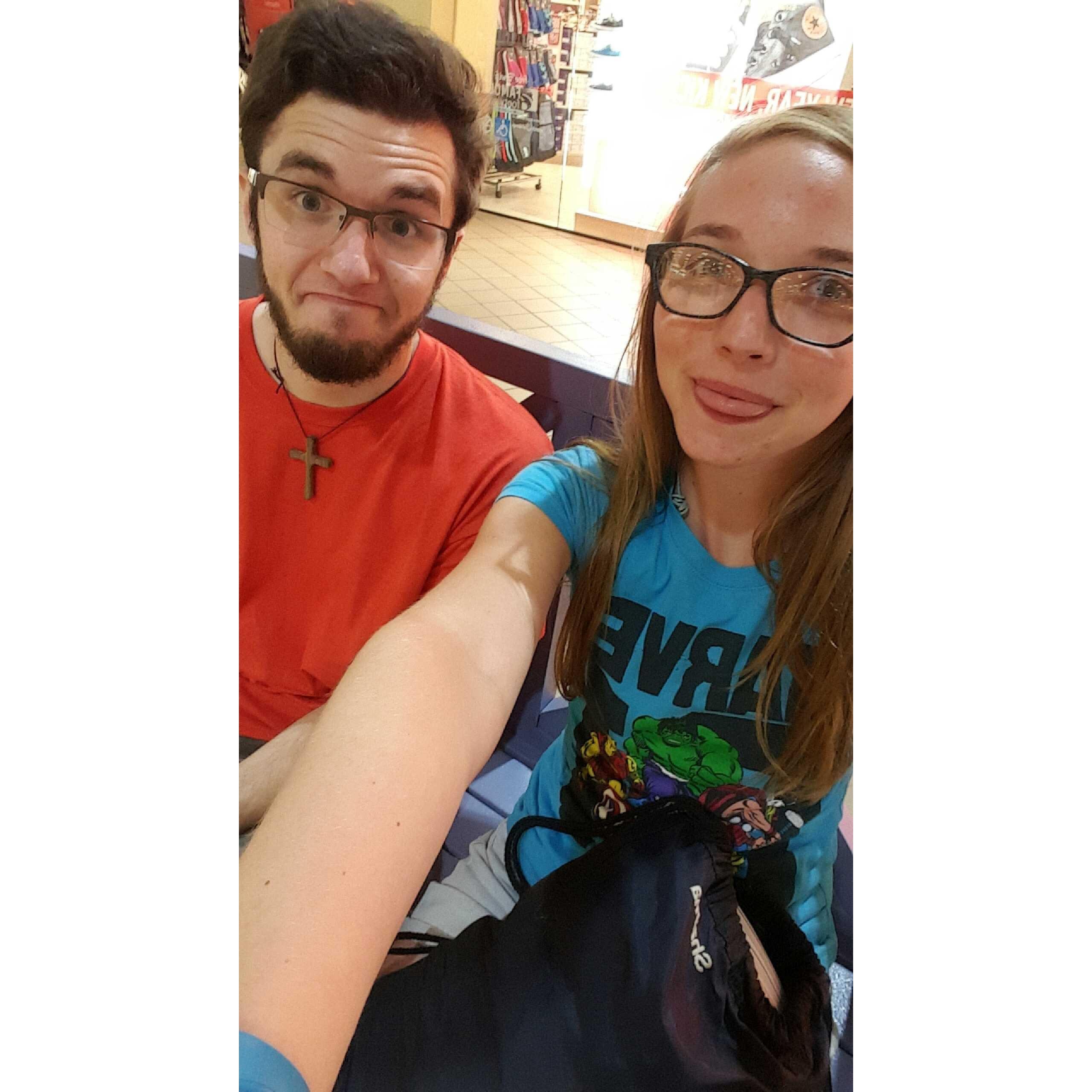 The first photo I have after we started dating in 2015!