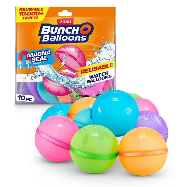 Bunch O Balloons Reusable Water Balloons - 10pk: Pool Games & Toys Set for Kids