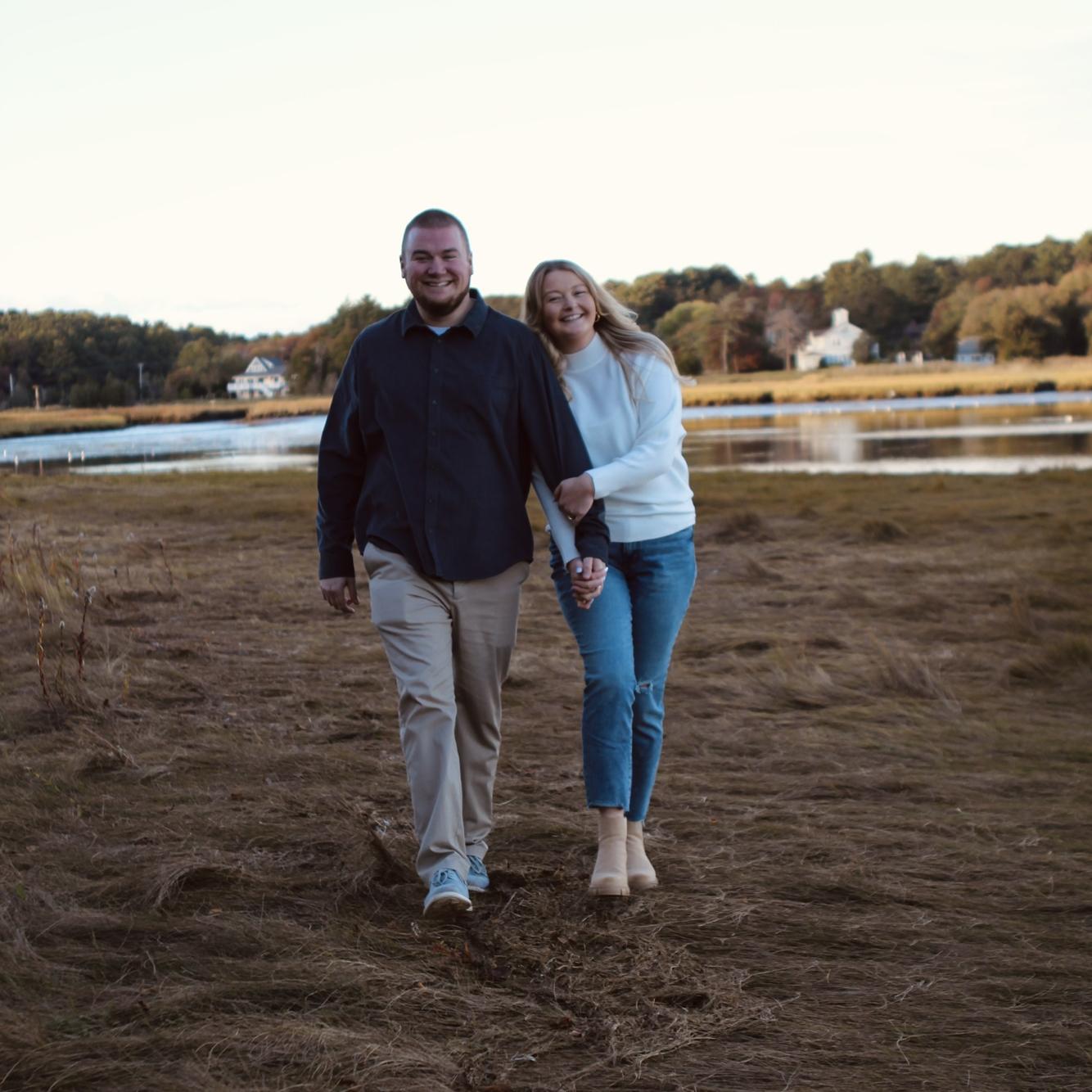 Walking into our future as husband and wife :)