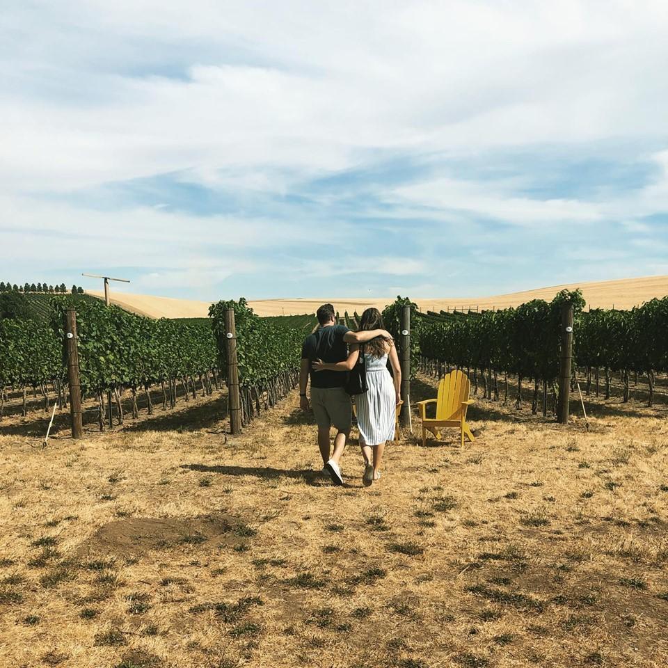 Our first time back to Walla Walla as an engaged couple