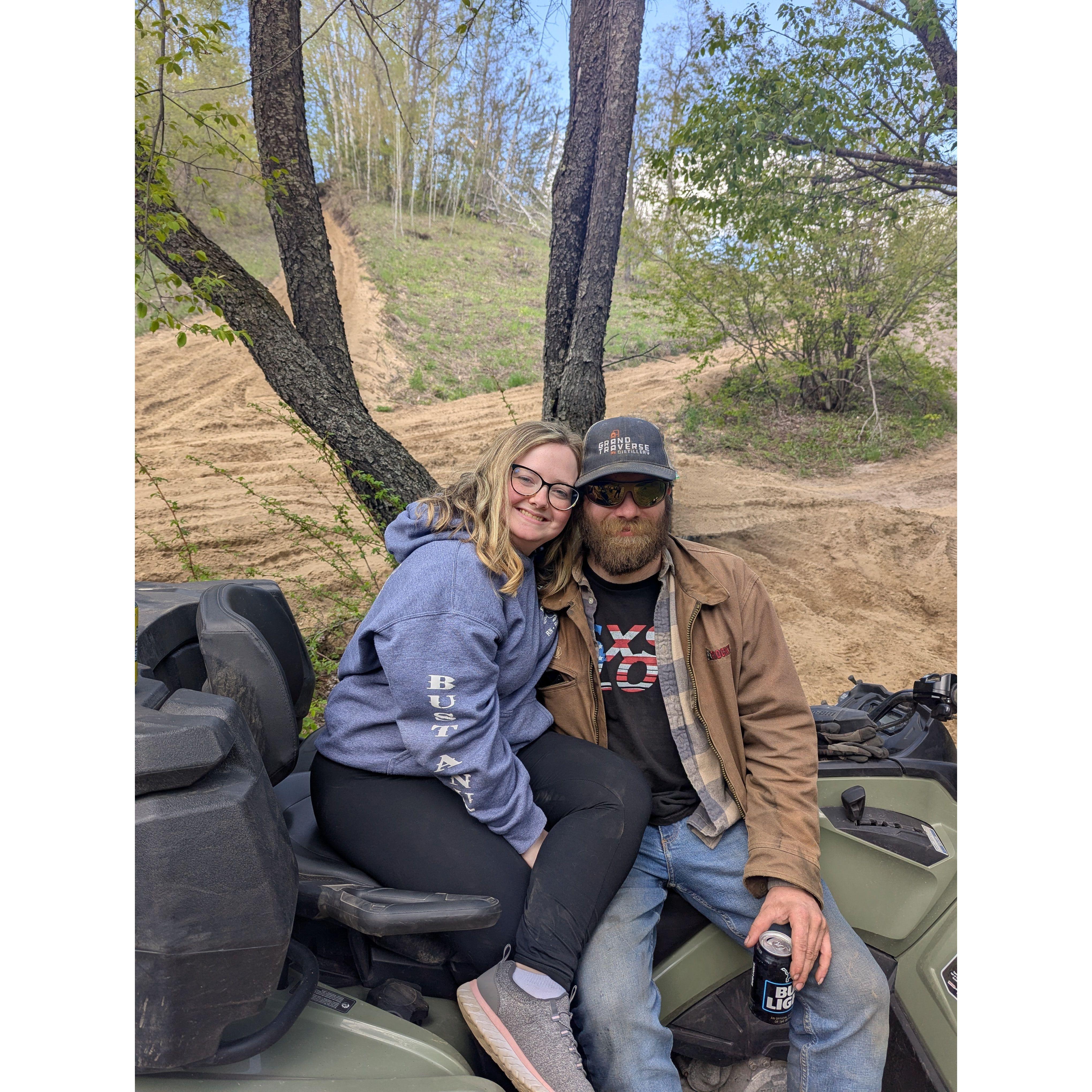 Off-Roading is something they enjoy doing together!