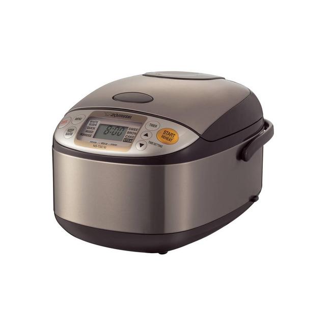 Zojirushi Micom 5.5-Cup Rice Cooker & Warmer with Steam Basket - Brown