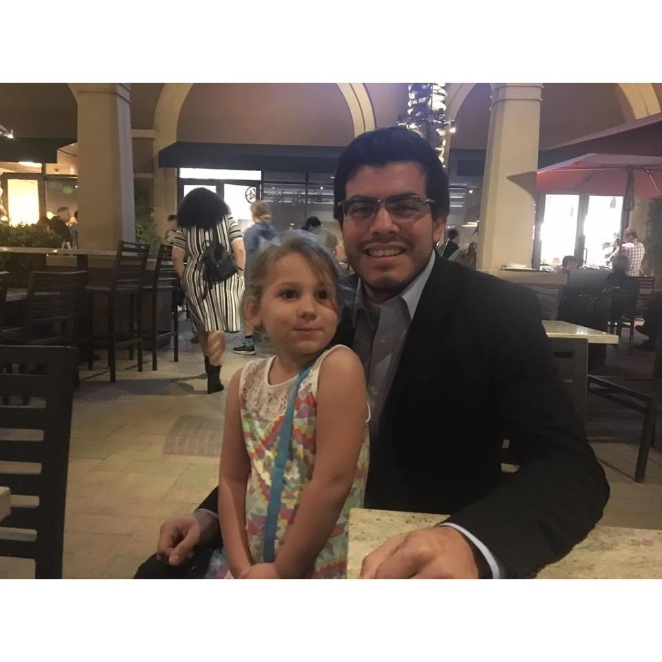 The time Ruben took Pixie on a date because she couldn't go to her sister's father-daughter dance.