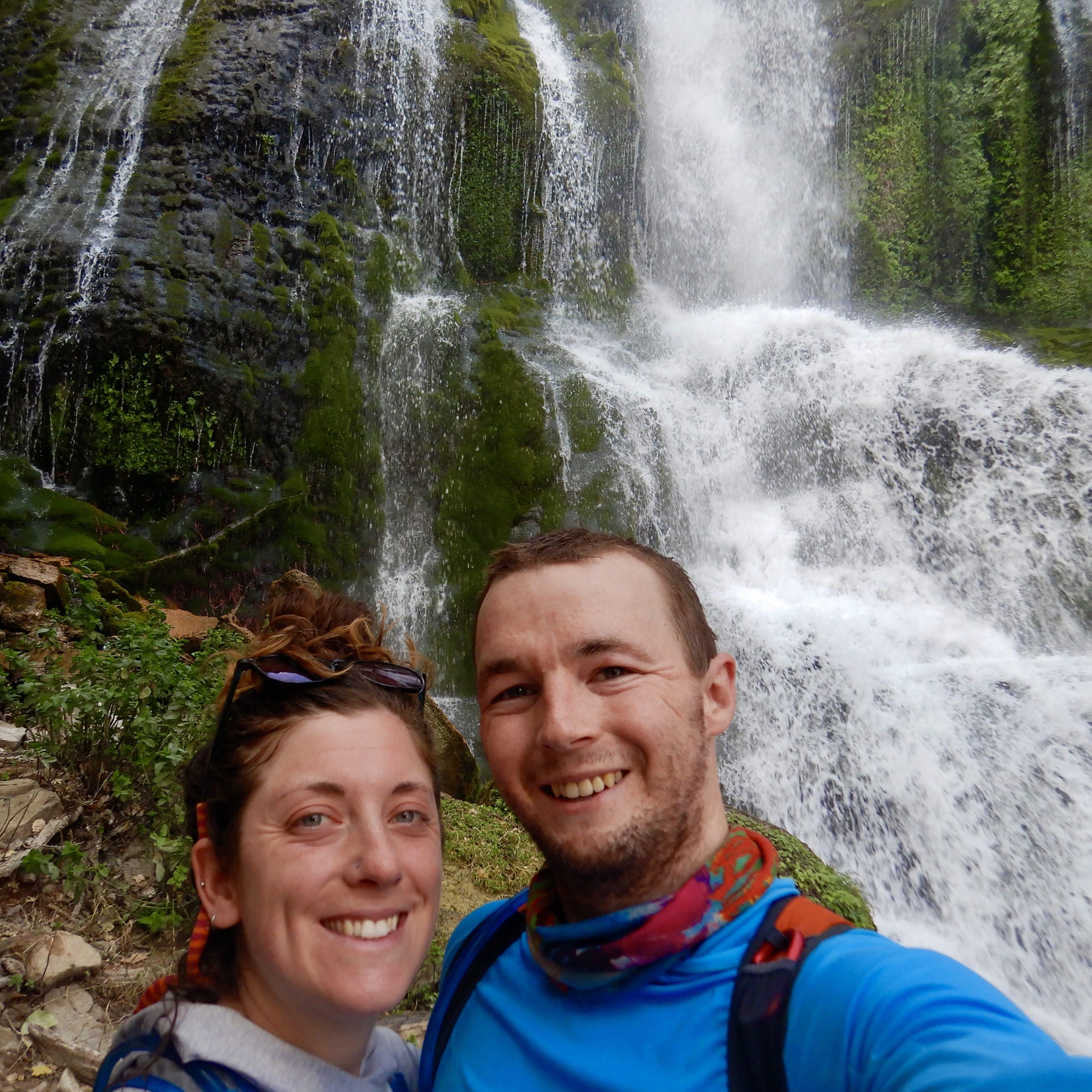 Thunder River Trail on Grand Canyon rafting trip. July 2020