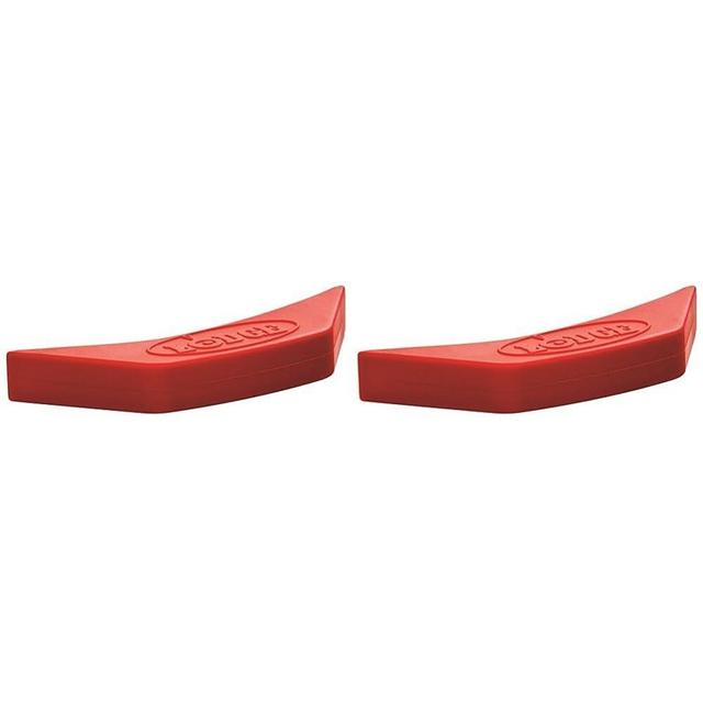 Lodge ASAHH41 Silicone Assist Handle Holder, Red (Pack of 2)