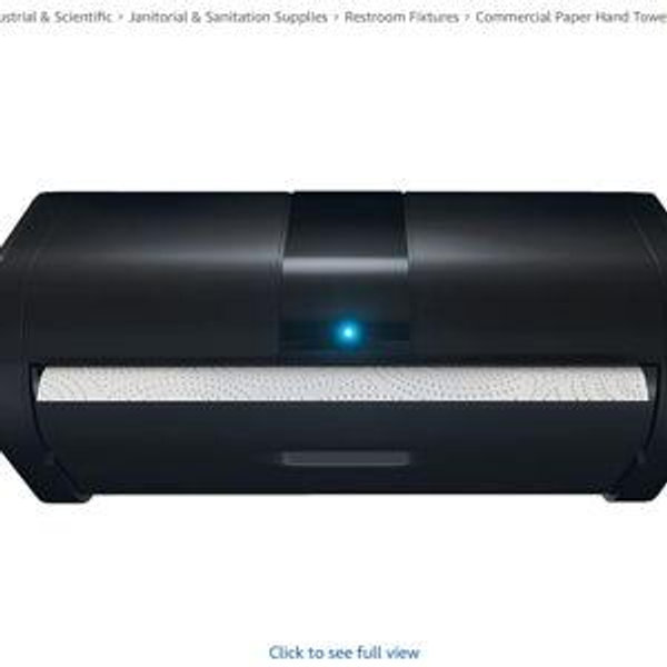 Innovia Automatic Paper Towel Dispenser. Touchless Technology. Works with Most Paper Towel Brands and Sizes. Dispenses The Number of Sheets You Need. Black, Under Cabinet Mounted.