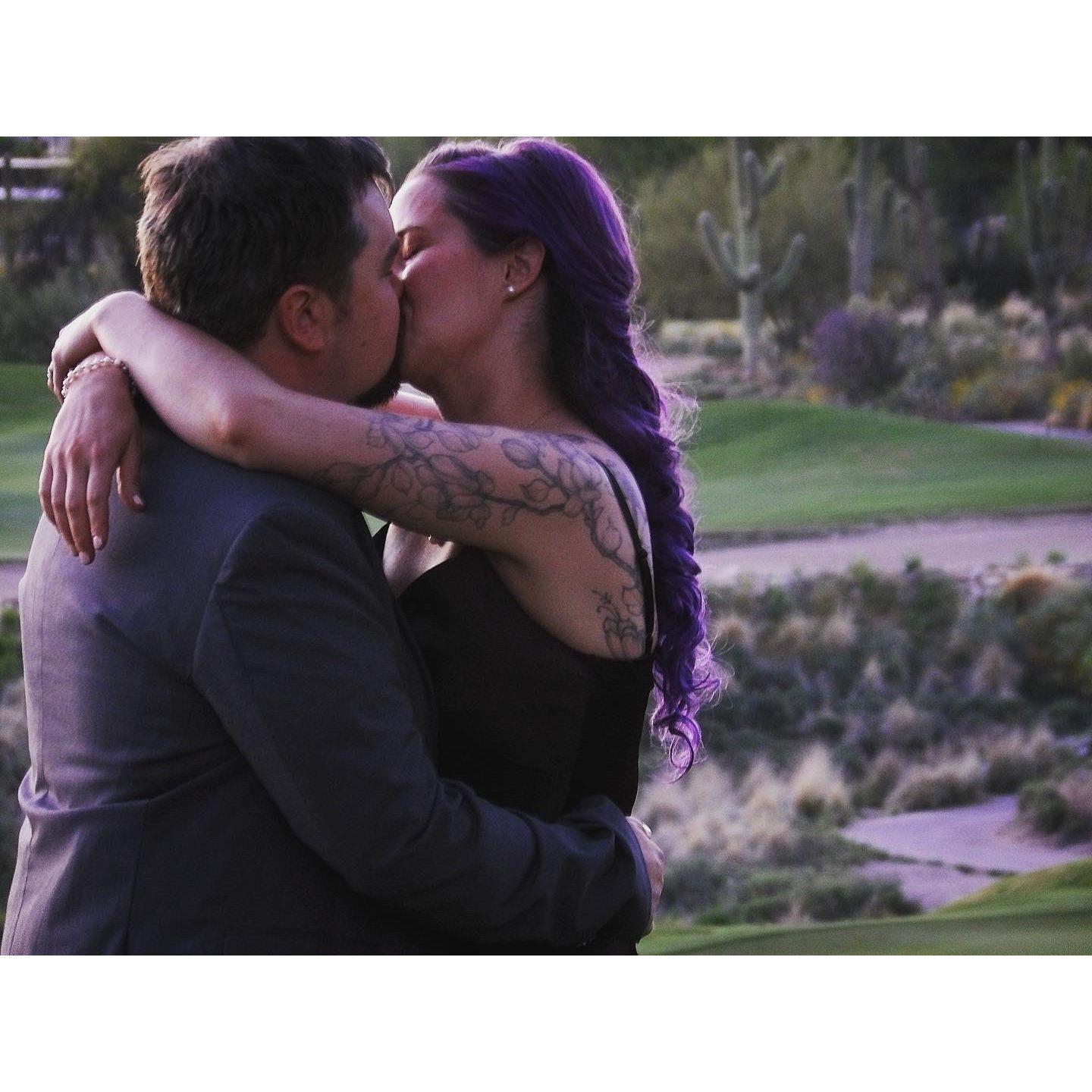 The engagement photos
