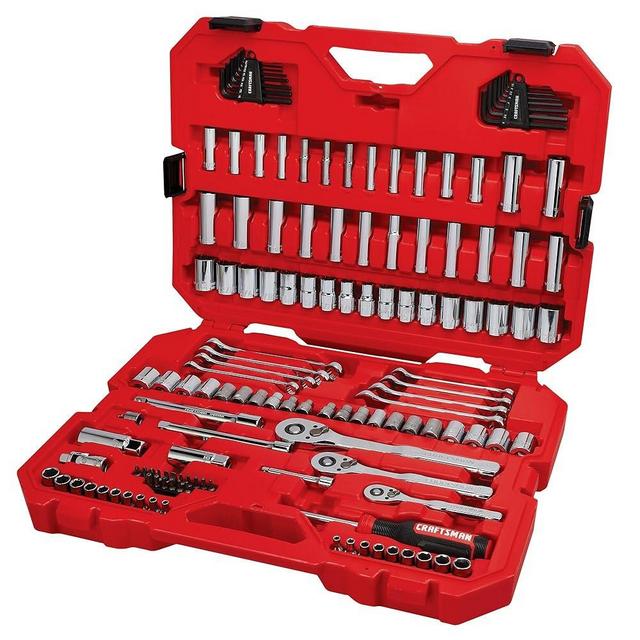 CRAFTSMAN Mechanics Tool Set, 1/4 and 3/8 Inch Drive, 135 Piece (CMMT12124)