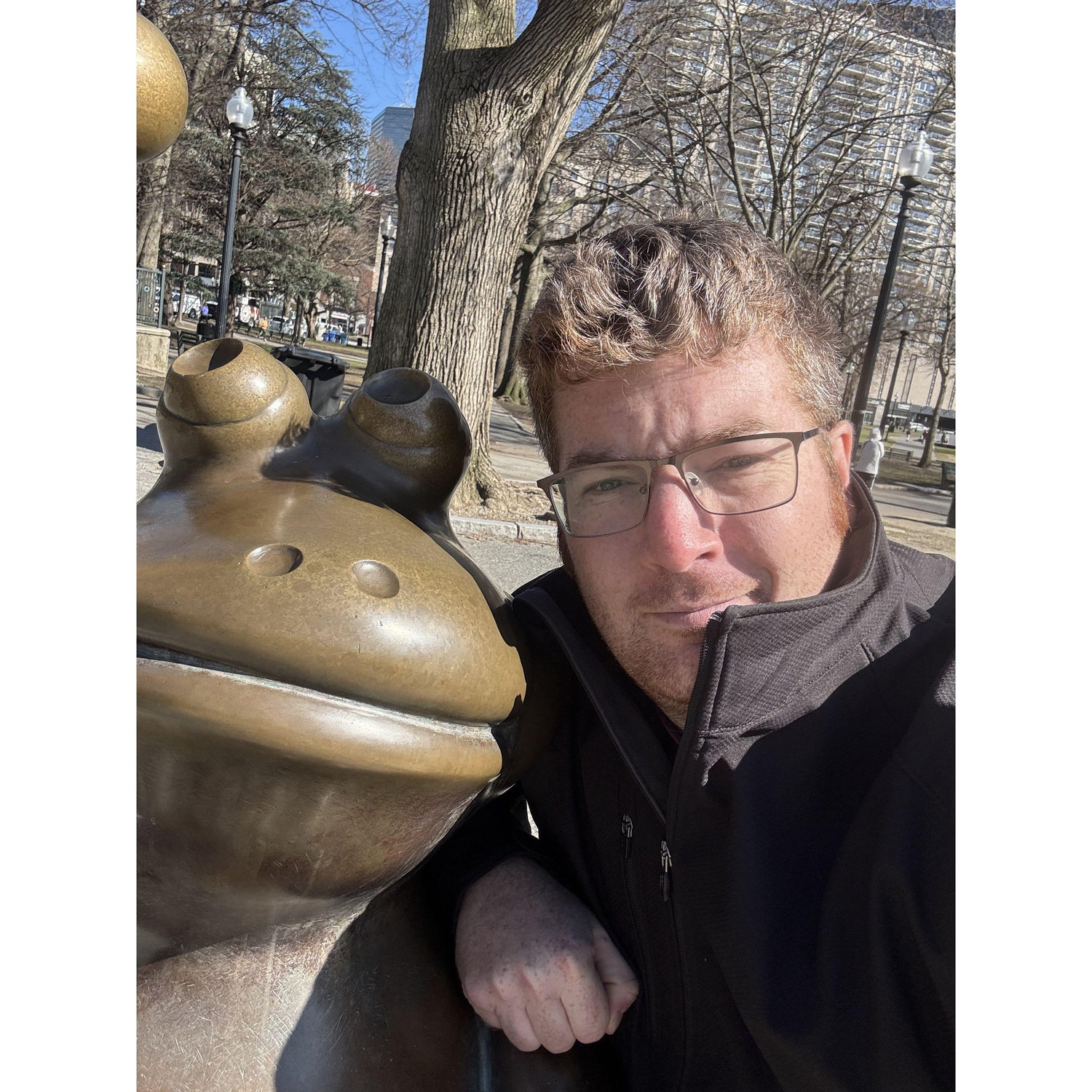 Frog pond from our trip to Boston.