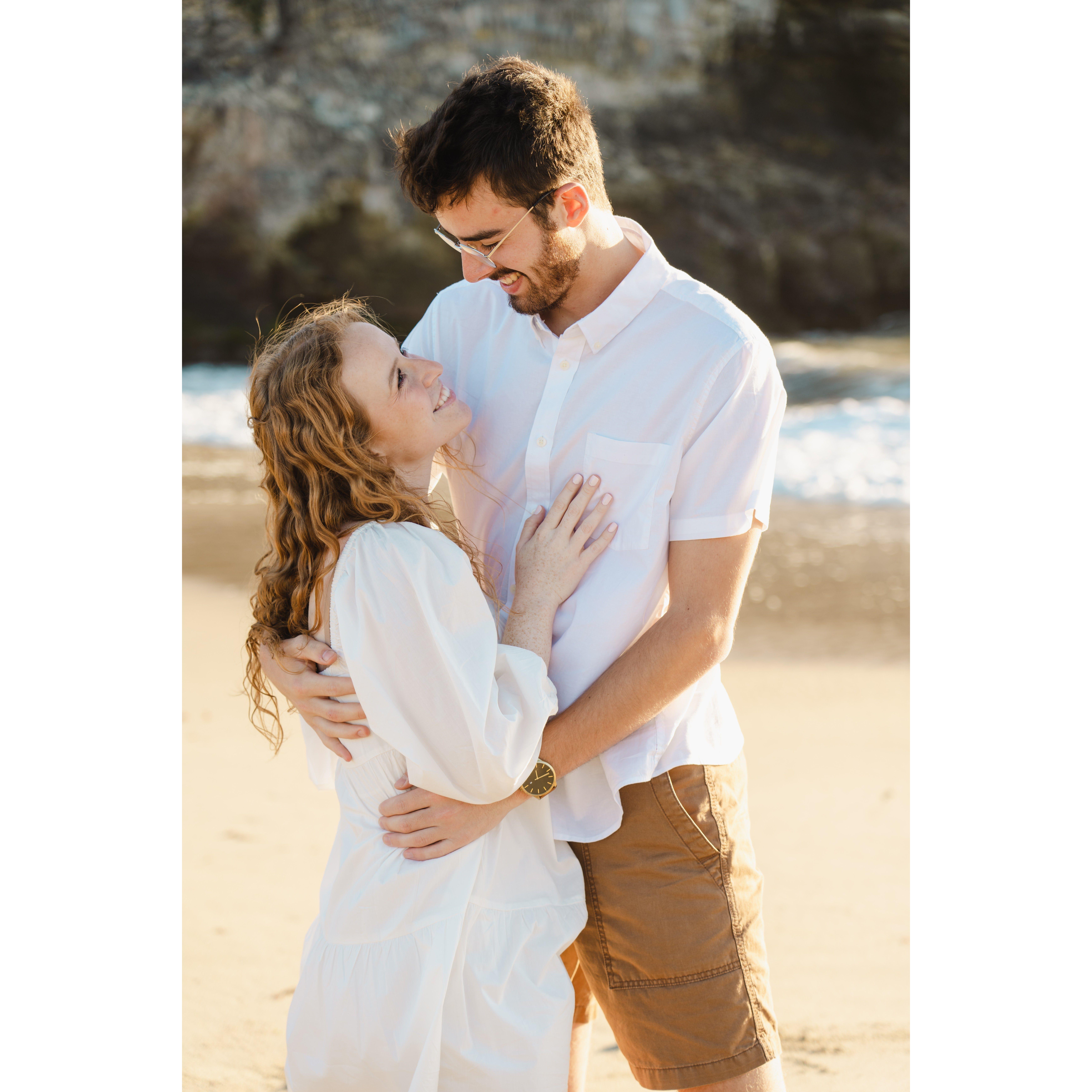 Our engagement photos- Sept. 3, 2022- Taken by Nick Hesler- Davenport, CA