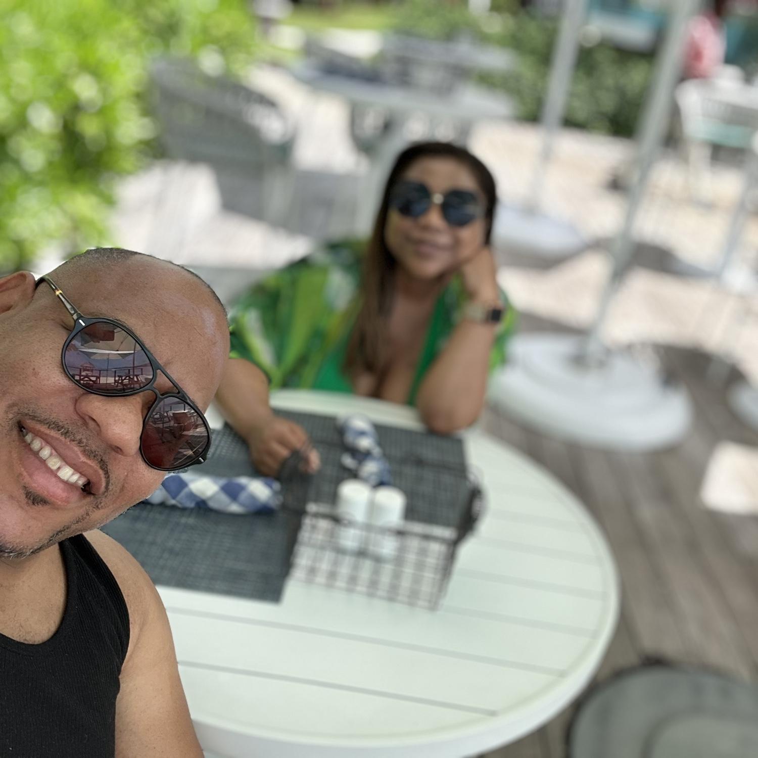 On vacation in Jamaica before the hurricane hit