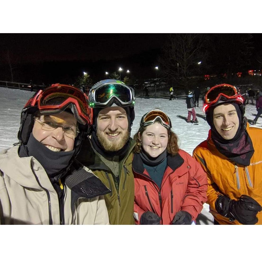 Skiing for the Boys' 22nd Birthday - February 2020