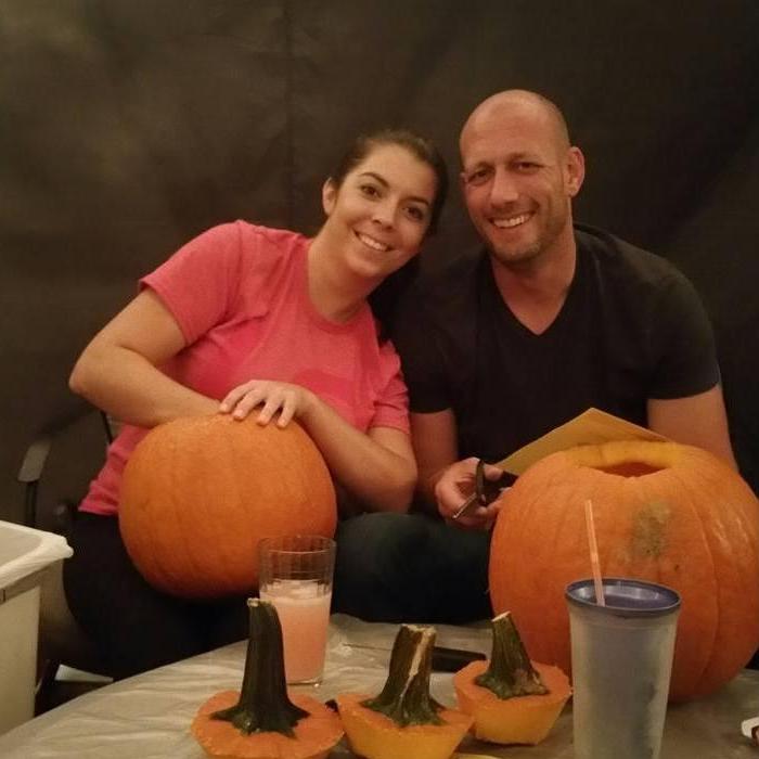 First pumpkin carving together