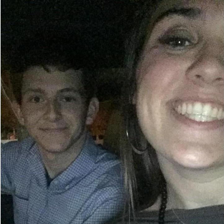 On our way to our first date!