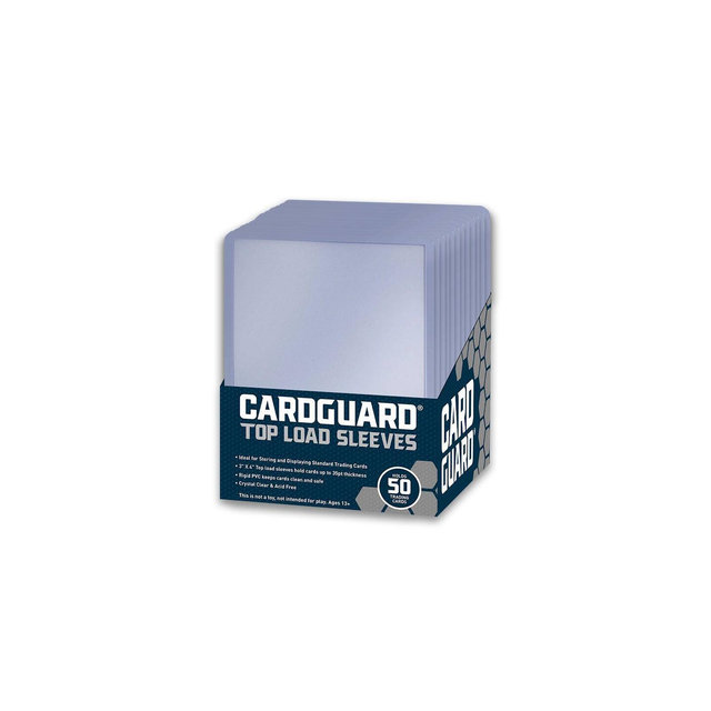 Cardguard Trading Card 50ct Top Load Sleeves