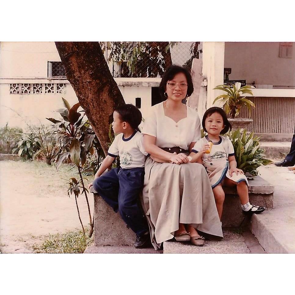 1989, with Joseph and Angel