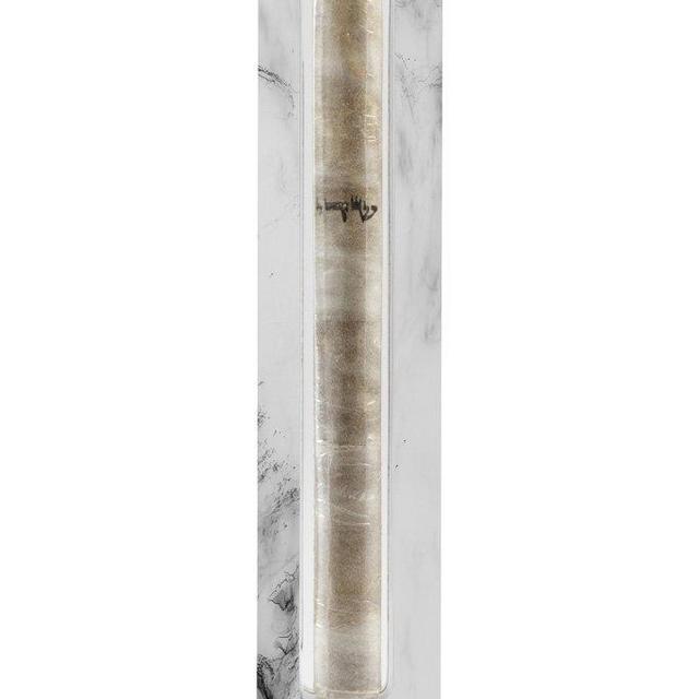 The Lucite Mezuzah Small Calacatta Marble