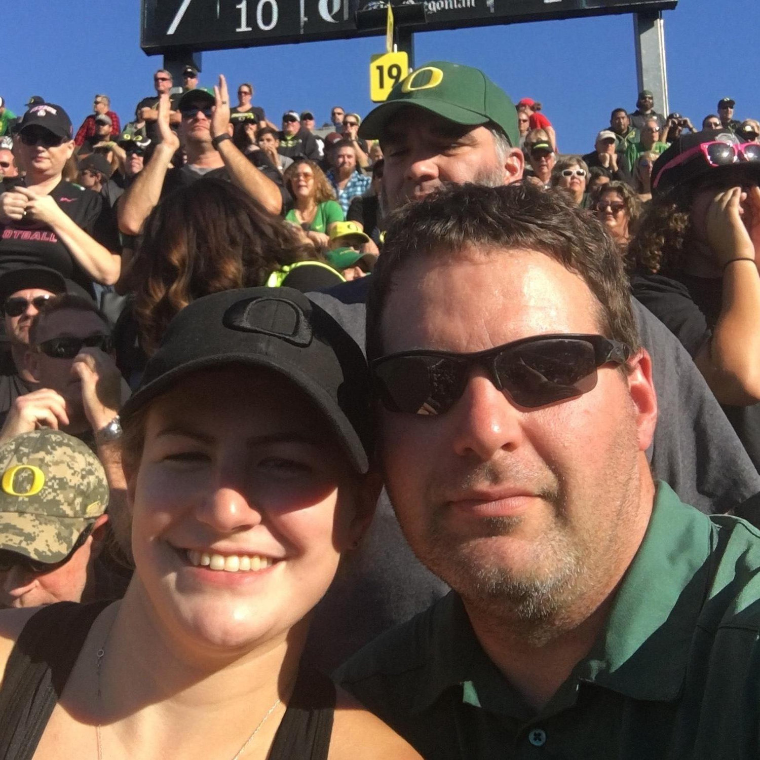Going to Duck games has become a favorite activity we share.