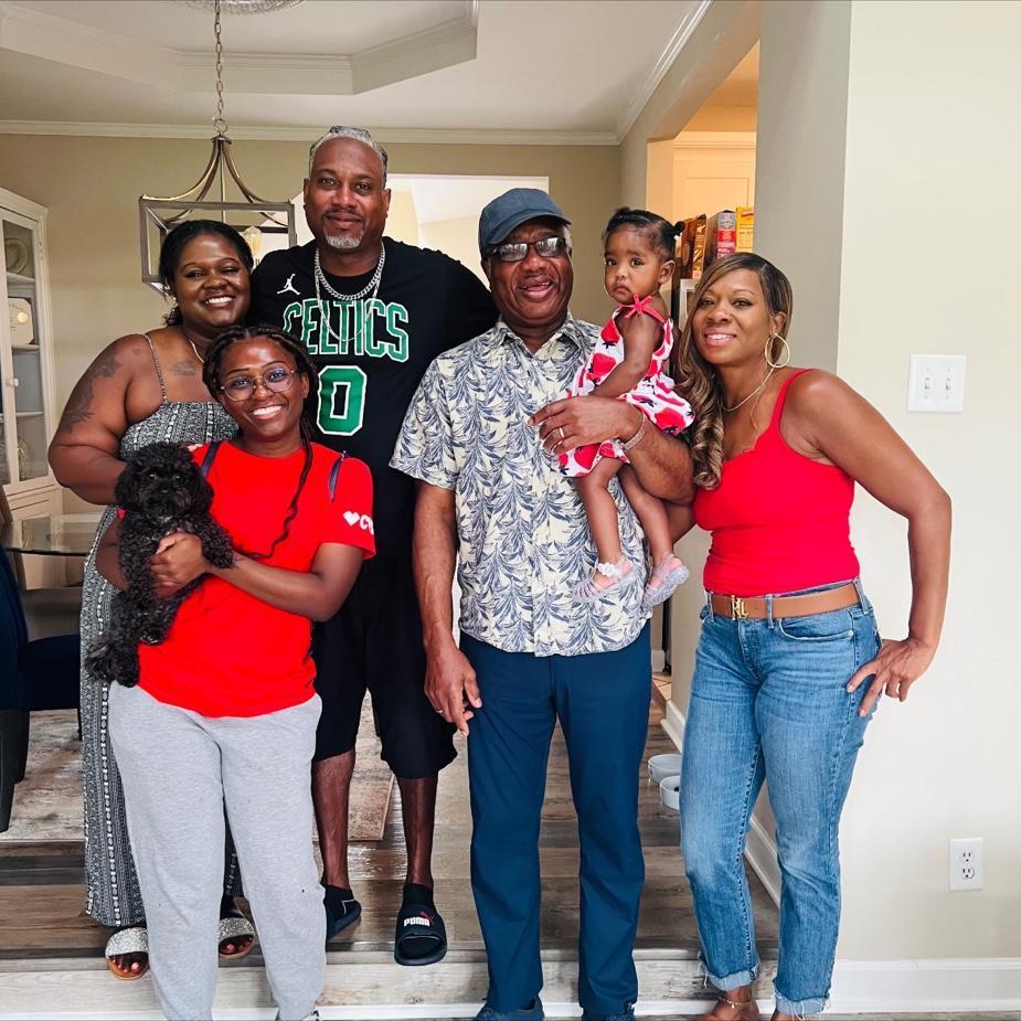 “To my soon-to-be father-in-law, sister-in-law, and my sweet niece. I love you all so much! Every time we’re together, it’s filled with laughter, love, and the kind of joy that makes life brighter. My niece’s smile and energy light up the room, and being around all of you always feels like home. I cherish every moment, every memory, and every laugh we share. Love this picture it perfectly captures the happiness, love, and family bond that I am so grateful to have as we celebrate this next chapter together.”