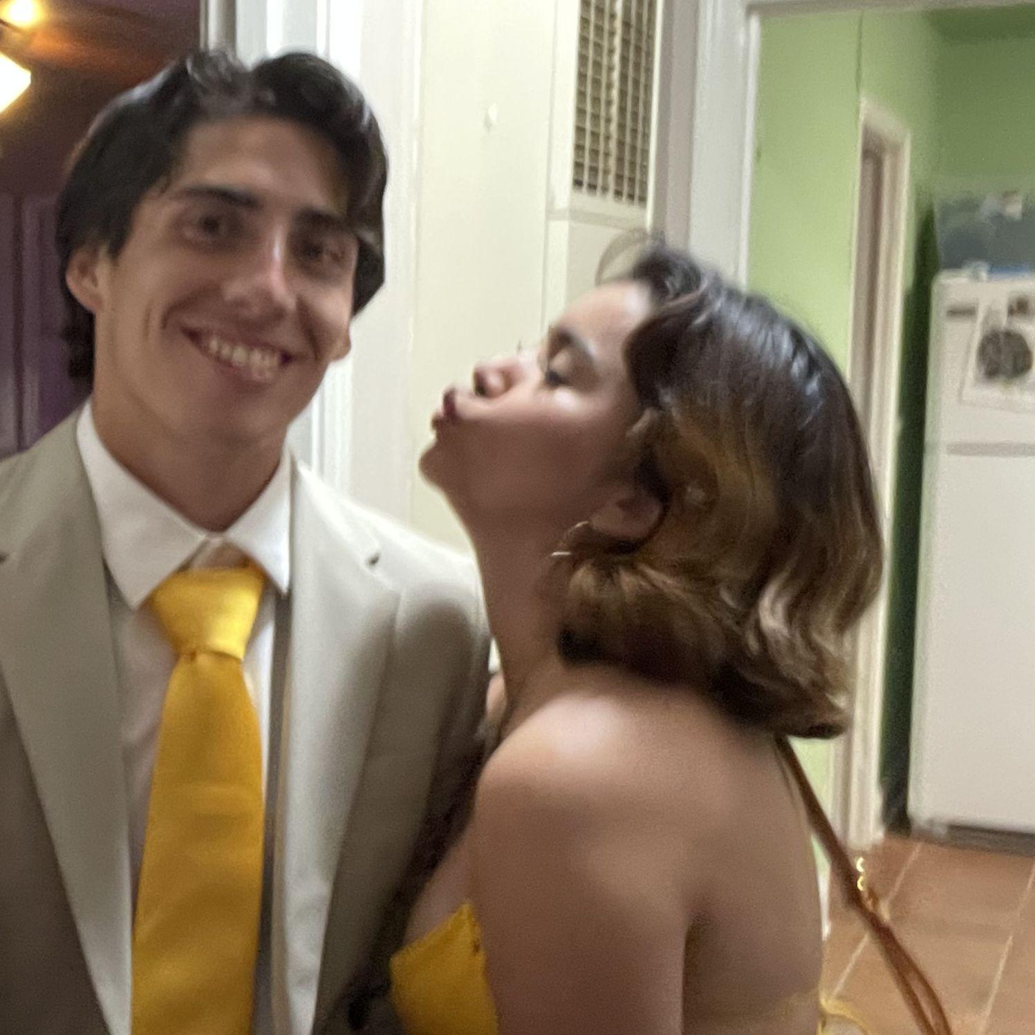 4/15/23: Nate going to Lubbock for Jackie's first law prom!