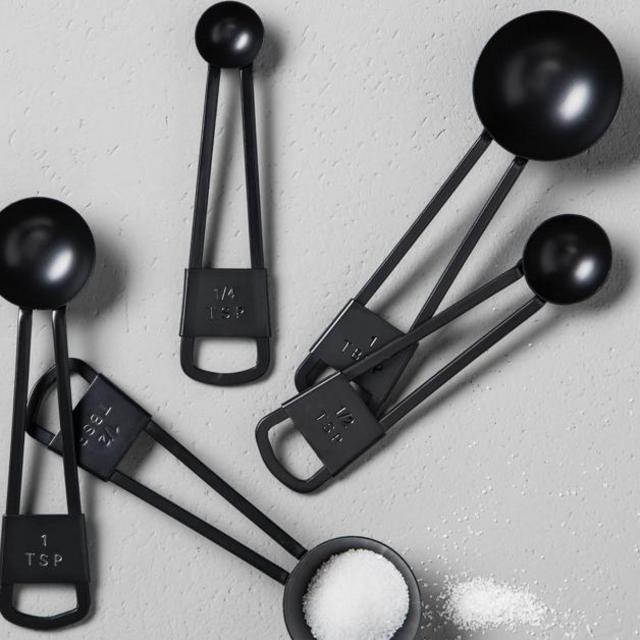 5pc Measuring Spoon Black - Hearth & Hand™ with Magnolia