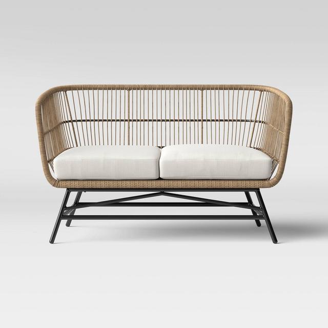 Martii Rattan Patio Loveseat - Brown - Project 62™