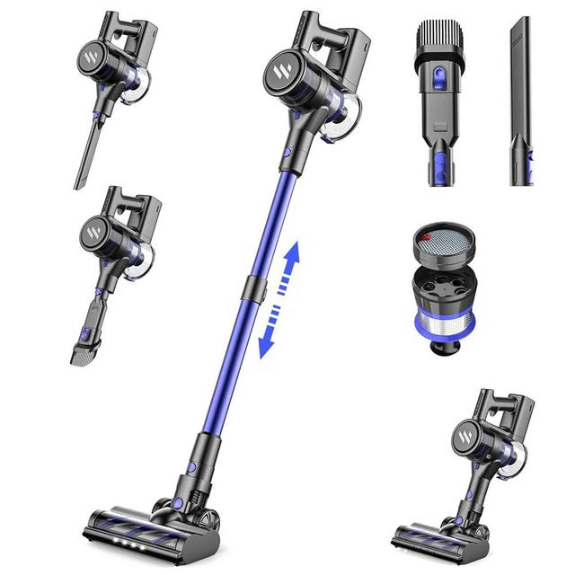 Cordless Vacuum Cleaner,Vacuum Cleaners for Home with 23Kpa Super Suction,80000 RPM High-Speed Brushless Motor,Up to 35 Mins Runtime,Stick Vacuum Cordless Rechargeable for Hair Hardwood Floor