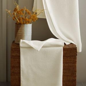 Turkish Waffle Terry Bath Towel Bundle in Ivory