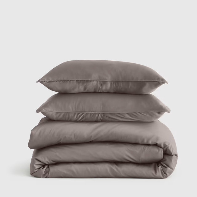 Bamboo Duvet Cover Set - Stone, King/Cal King