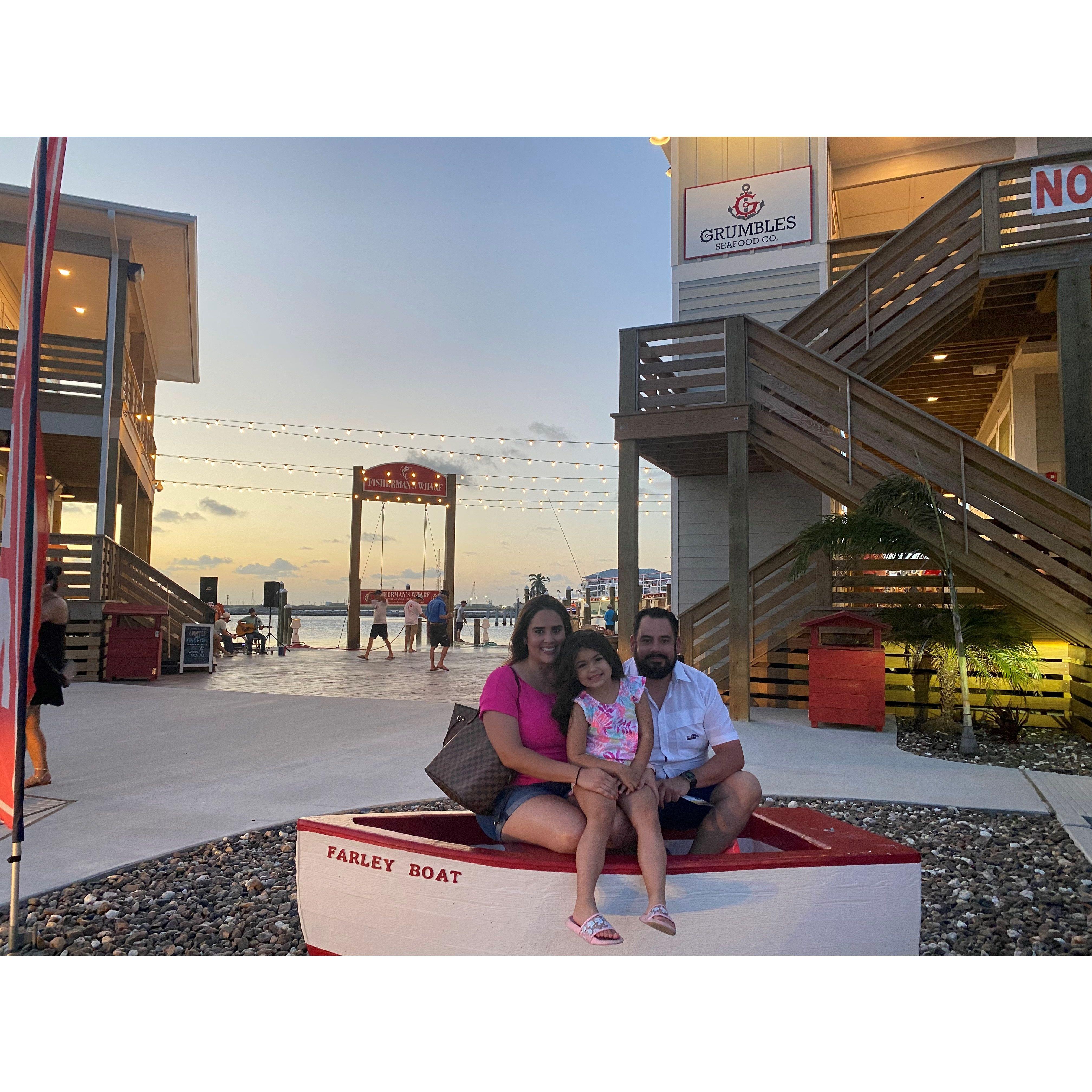 First trip to Port A with Olivia