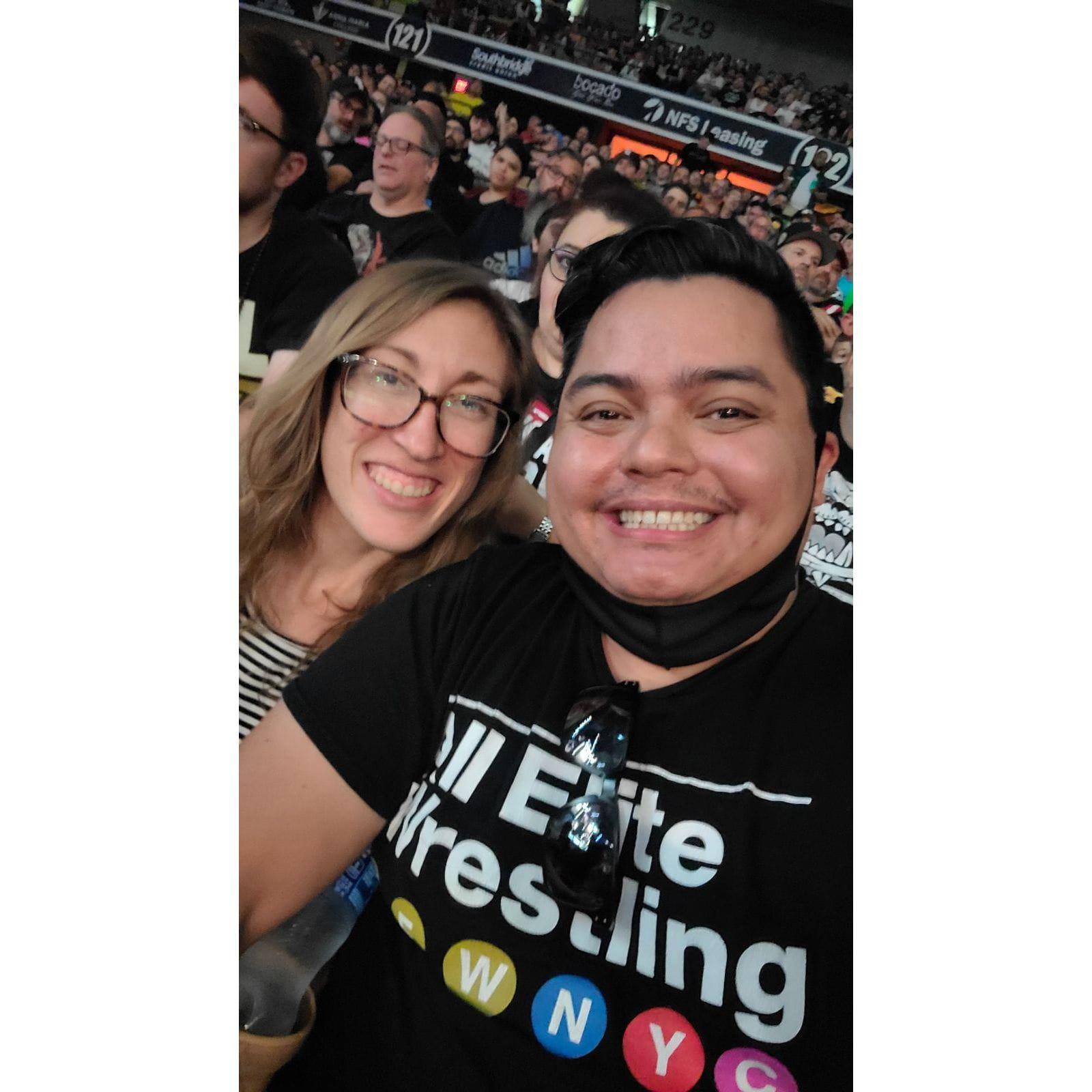 Anne's first wrestling show. She didn't hate it. July 28, 2022