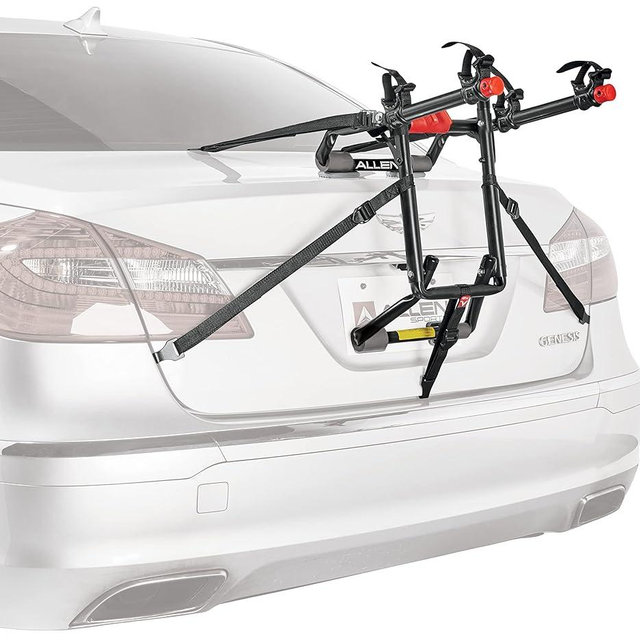 Allen Sports Deluxe+ 2-Bike Trunk Mounted Carrier