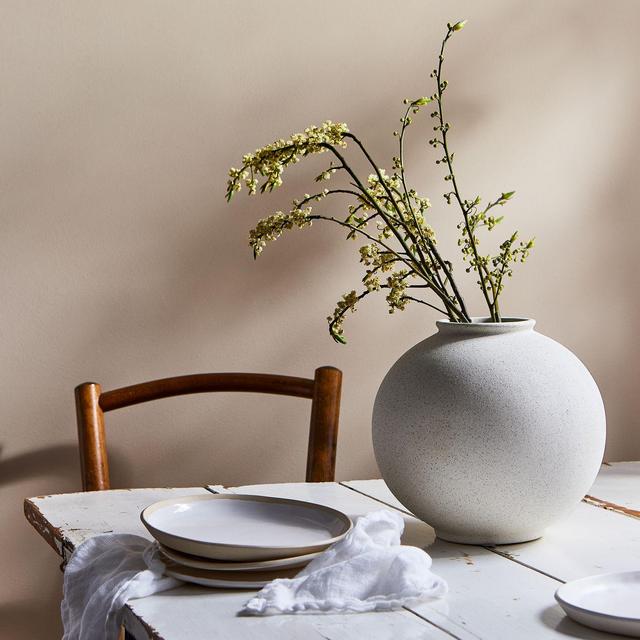 Oversized Round Ceramic Vase