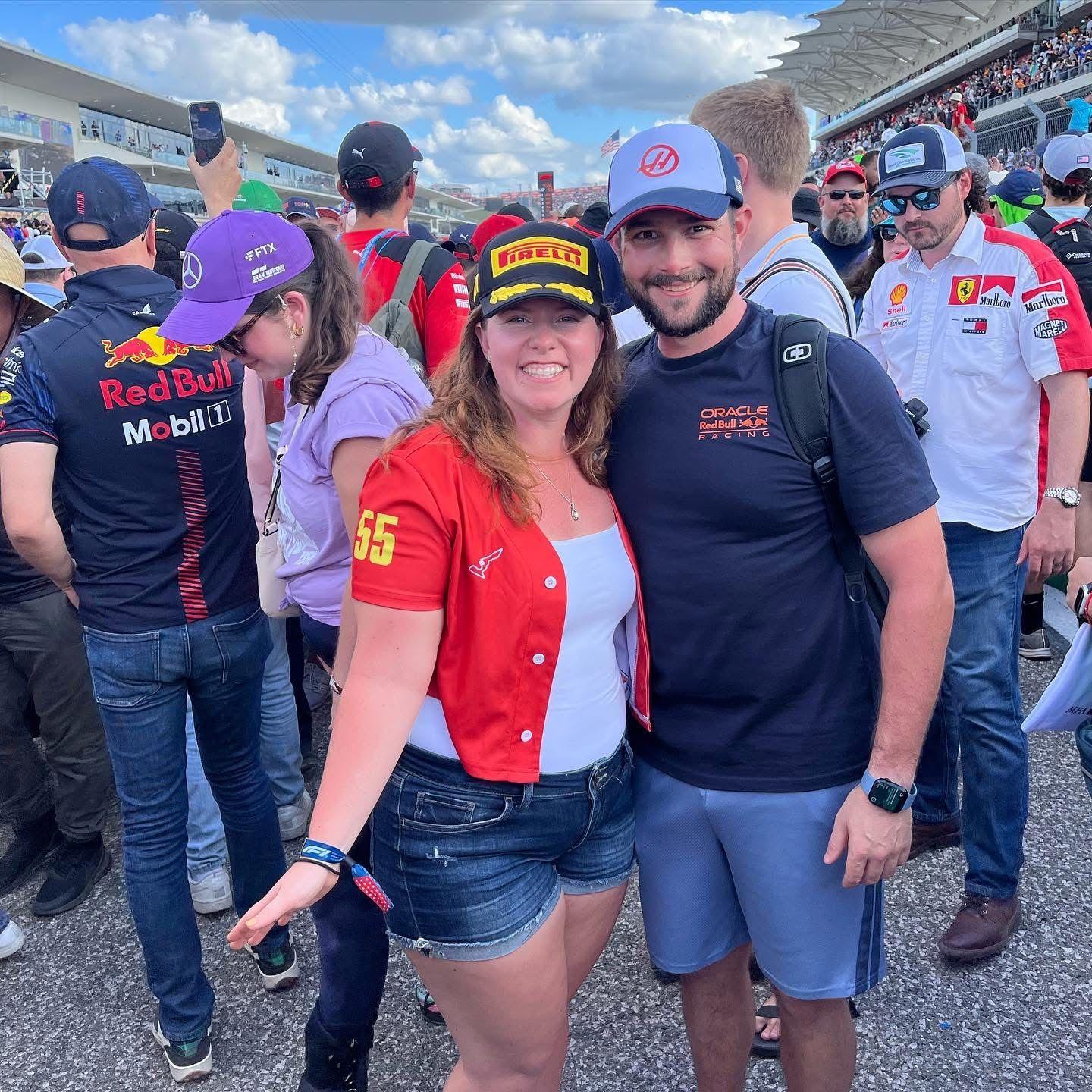 Our first Formula One race in Austin!