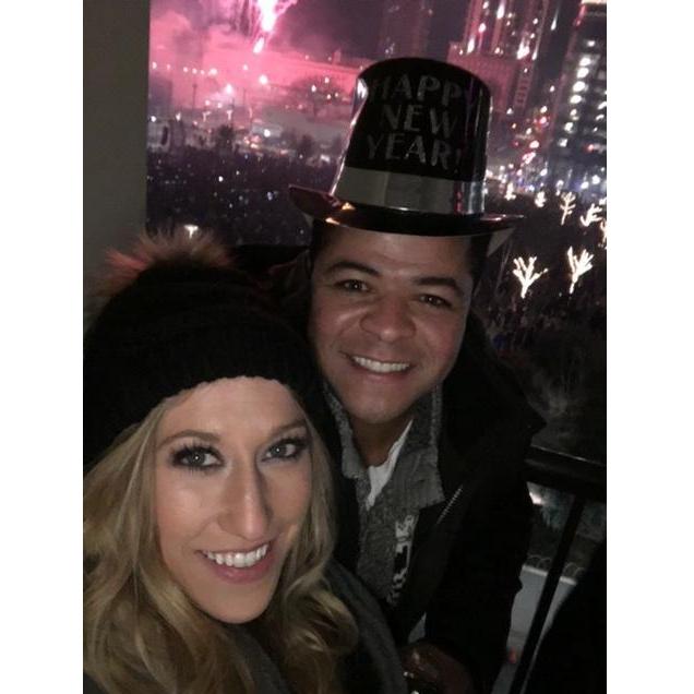 Our first NYE in Charlotte- watching the fireworks from our apartment complex! Happy 2018